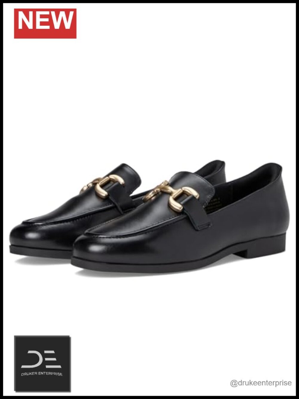 Women's Leather Moc Toe Loafer Hands-Free Slip-On Comfort
